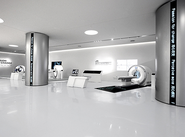 聯(lián)影醫(yī)療展廳設計裝修